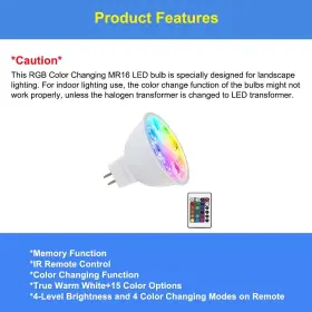 619191170708 MAKERGROUP Changing Led Bulbs Pin Light #2
