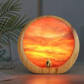 B0B6BQ7J83 MAMRE Dimmable Sunset Lamp Table Living