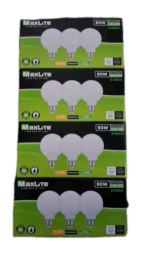 LED-9G25ND-W3PC MAXLITE Bulbs Globe Light