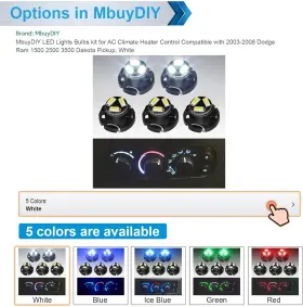 MD420R MBUYDIY Led Lights Bulbs Ac Climate Heater Control Kit #2