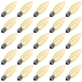 MC908WWW25P MECONARD Led Christmas Light Bulbs Shatterproof