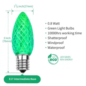 783970351128 MECONARD Led Christmas Light Bulbs Shatterproof #2