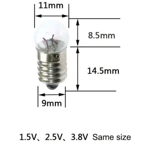 729388732036 MEETOOT Mini Light Bulbs Physical Electrical #3