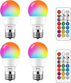 MEFA04030301 MELPO Led Changing Light Bulb Remote Control