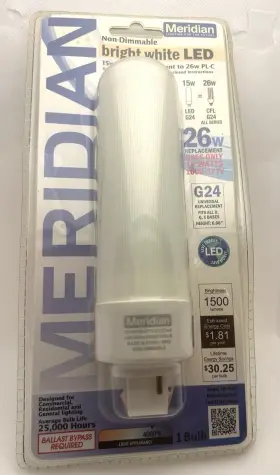 13185 MERIDIAN Led Pl Bulbs Bright Hrs