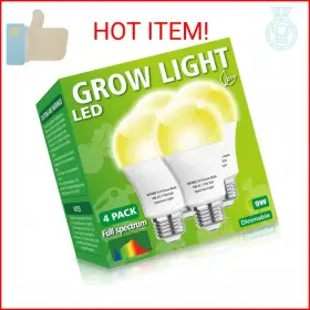 763032084126 MFXMF Pack Led Grow Light Bulb Spectrum Plant