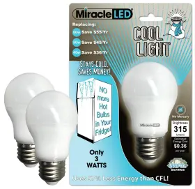 607473 MIRACLE LED Un Edison Light Maytag Refrigerators