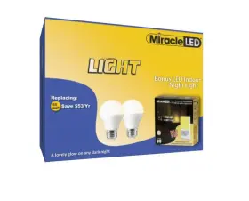 607588 MIRACLE LED Light Bulb Pack
