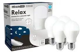 738964415102 MIRACLE LED Vibe Relax Sweet Nighttime Light Set