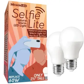 810102949707 MIRACLE LED Light Selfie Bulb Natural Lighting