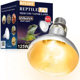 B083XR7SHM MIXJOY Reptile Heat Lamp Bulb High Intensity Uvb