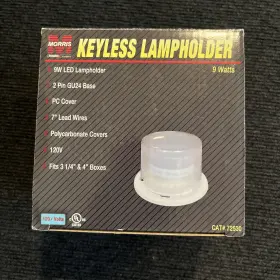 72530 MORRISPRODUCTS Led Fiberglass Lamp Holder Cover Keyless