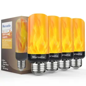 651358034546 MORSATIE Led Flame Light Bulbs Flickering