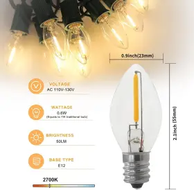 448065918075 MYEMITTING Set Cord Led Light Bulb Indoorstring #2