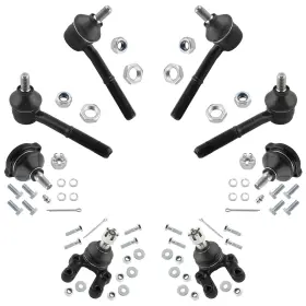 MAPM600240004-8 MYSMOT Front Inner Outer Tie Rod Ends Upper