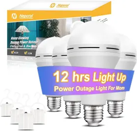 QP-15W NEPORAL Lite Emergency Rechargeable Light Bulbs