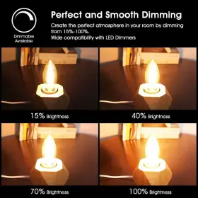 658848390786 NEW LIGHTS Candelabra Led Bulbs Dimmable Light #3