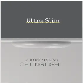 NG2029 NEXT GLOW Ultra Led Ceiling Light Fixture Round Flush #3