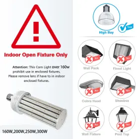 NG-WL-200WH-ME NGT Led Corn Light Area High Bay Bulb #2