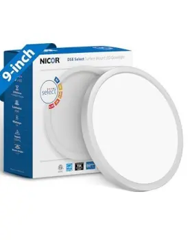767706190656 NICOR Lighting Dse Round Selectable Led Mount