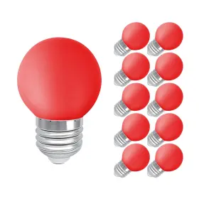 Night Blazers Zw-g45-csqp-1w Led Red Light Bulb 1 Watt Colored 10 Equivalent E26