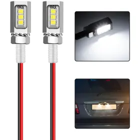 724164057488 NIULPFZTK Led License Plate Light Screw Bolt