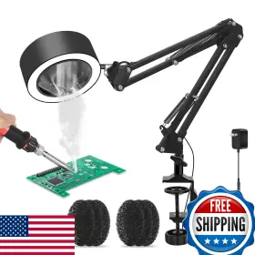 B0CKV698RF NOEVSBIG Solder Absorber Desk Lamp Fume Extractor