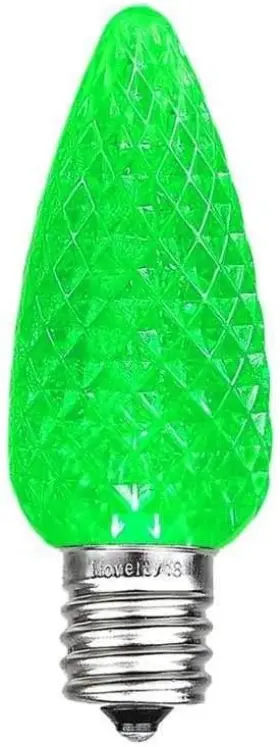 C9-UB NOVELTY LIGHTS Diamond Faceted Christmas Light Bulbs