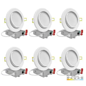 NW-P-ADJDL-4-9W-5CT-WH-6P NUWATT Recessed Recess Light Led