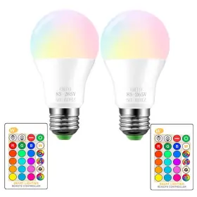 720455446948 OMTO Rgbw Changing Led Light Bulbs Screw Base Ir