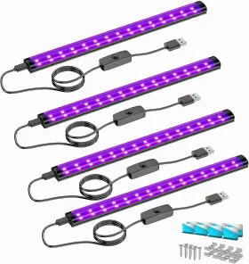 445041026016 ONFORU Pack Led Light Bar Usb Blacklight Tube