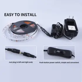 886269046429 ONTESIK Led Light Strip Flexible Uv Kit #3