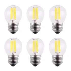 OPR-A15S-4W-4000K-6PACK OPALRAY Edison Globe Bulb Dimmable