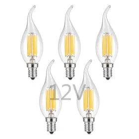 OPR-C35C-12V-6W-5PACK OPALRAY Voltage Led Candelabra Bulb Whi