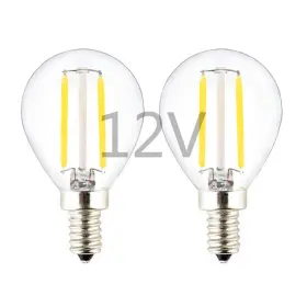 OPR-G45-12V-2W-2PACK OPALRAY Led Globe Bulb Base Dimmable