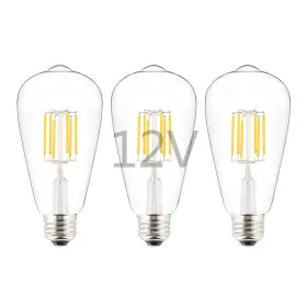 OPR-ST64-12V-6W-3PACK OPALRAY Voltage Led Bulb Edison Antique