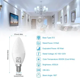973675450569 ORALUCE Led Candelabra Light Bulbs Chandel #2