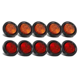 185258 PARTSAM Amber Round Trailer Marker