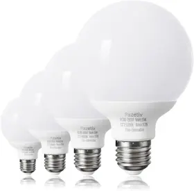767720862966 PAZETIV Pack Led Globe Light Bulbs Bathroom