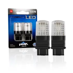 3157RLED-2BPP PEAK Bright Led Bulbs Turn Signals Blinkers Car