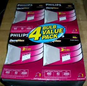 046677145101 PHILIPS Pack Duramax Vanity Light Bulbs Base