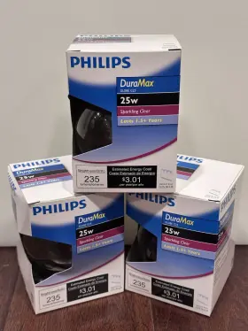 046677168872 PHILIPS Duramax Base Sparkling Vanity Globe