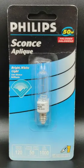 046677203474 PHILIPS Sconce Light Bulb Mini Candelabra Base