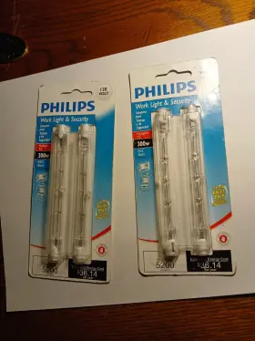 046677415716 PHILIPS Security Bulbs Double Ended Rsc Base