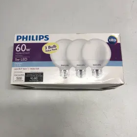 046677465834 PHILIPS Pack Led Light Bulbs Globe Energy