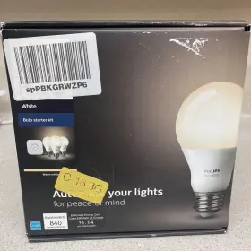 Philips 046677554859 Nib Hue 3-pack White Smart Bulb Starter Kit