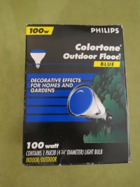 100PAR38-1-B PHILIPS Colortone Flood Light Bulb