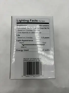 39PAR20-EVP-FL25 PHILIPS Eco Vantage Lamp Bulb Light Hour #2