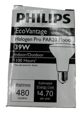 39PAR20-EVP-FL25 PHILIPS Eco Vantage Lamp Bulb Light Hour
