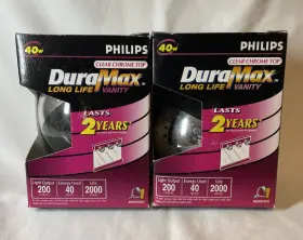 40G25-CT PHILIPS Duramax Top Vanity Light Bulbs Base